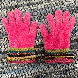 Pink & Multi-Colored Mittens